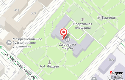 Центральный Московский дворец творчества детей и молодежи на карте
