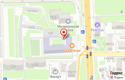 ОАО Банкомат, АКБ Абсолют Банк на проспекте Михаила Нагибина на карте