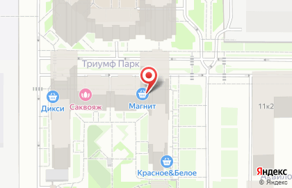 Супермаркет Магнит на Среднерогатской улице на карте