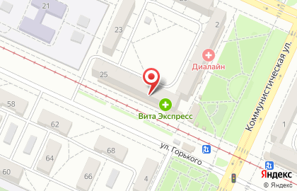 Магазин товаров для рукоделия на улице Максима Горького на карте