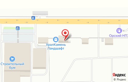 Компания УралКаменьЛандшафт на Заводской улице на карте