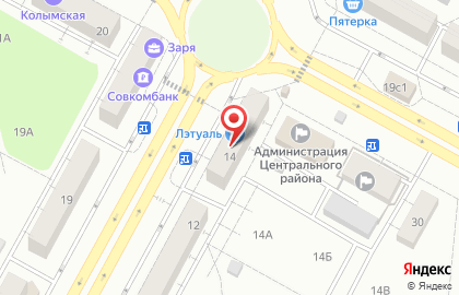 Фирменный магазин спортивной одежды и обуви Adidas в Центральном округе на карте