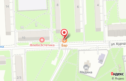 Сытый Муж на улице Курчатова на карте