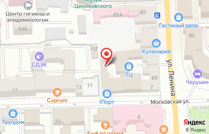 Магазин Территория связи на Московской улице на карте