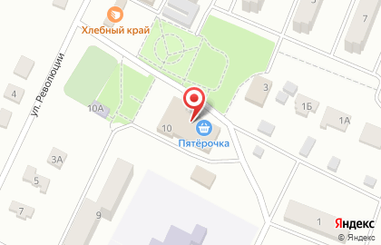 Универсам Пятёрочка на улице Новосёлов на карте