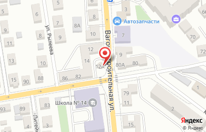 Магазин МясКо на Вагоностроительной улице на карте