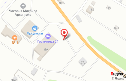 Автостоянка в Красноярске на карте