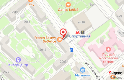 Салон связи Связной в Москве на карте