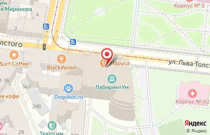 Супермаркет Лэнд в Петроградском районе на карте