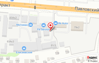Мини-отель Абсолют в Железнодорожном районе на карте