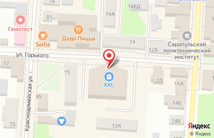 Магазин Yves Rocher France на улице Горького на карте