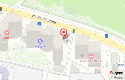 Культурный центр Оптимист на Проспекте Вернадского на карте