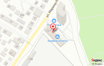 Автотехцентр на улице Расковой на карте
