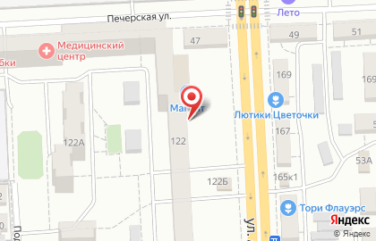 Агентство недвижимости Ивановой Дарии в Октябрьском районе на карте
