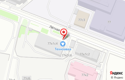 Магазин Техноавиа на метро Тушинская на карте