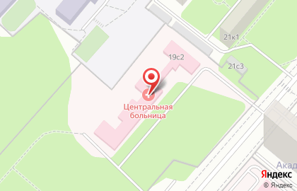 Центральная клиническая больница МВД России в Кунцево на карте
