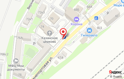 Магазин молочной продукции в Фрунзенском районе на карте