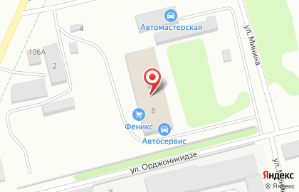 Магазин автозапчастей Пальмира, магазин автозапчастей на улице Суворова на карте
