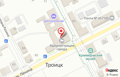 Собрание депутатов г. Троицка на карте