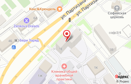 Общежитие, КрасГМУ на карте