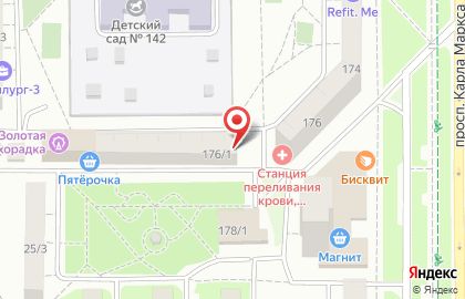 ДЭНАС-центр в Орджоникидзевском районе на карте
