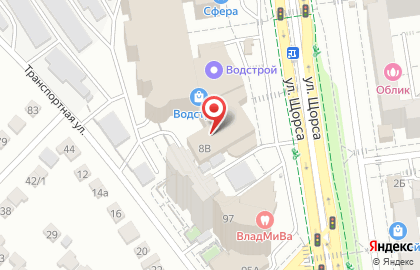 Цвет Диванов на улице Щорса на карте