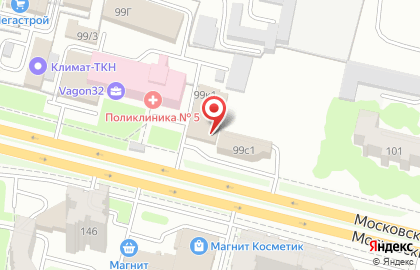 Сеть развлекательных центров Жемчужина на Московском проспекте на карте
