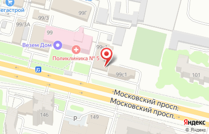 Сеть развлекательных центров Жемчужина на Московском проспекте на карте