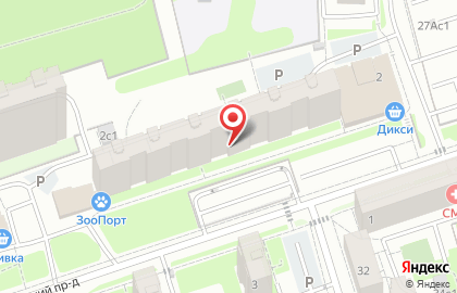 Ветеринарная клиника Зоопорт в Красностуденческом проезде на карте