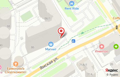 Пекарня Караваево пекарня-пироговая на Ямской улице на карте