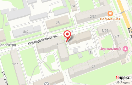 Капитал на Кооперативной улице на карте