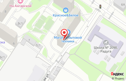 Служба доставки и логистики Сдэк в Западном Дегунино на карте