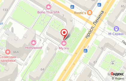 Салон красоты MY IRIS на проспекте Ленина на карте