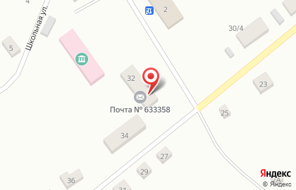 Продуктовый магазин в Новосибирске на карте