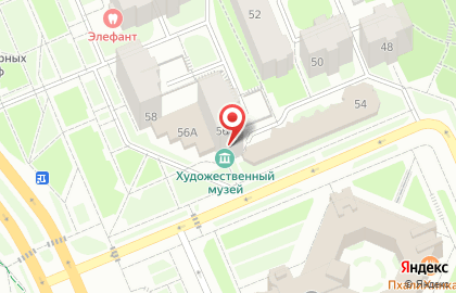 Сосновоборский Художественный Музей Современного Искусства на карте