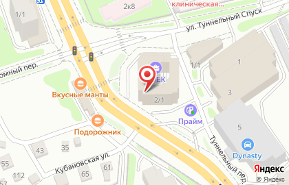 Международная служба экспресс-доставки FedEx-TNT на Площади Гарина-Михайловского на карте