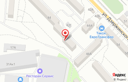 Подростковый клуб Радуга на улице Дзержинского на карте