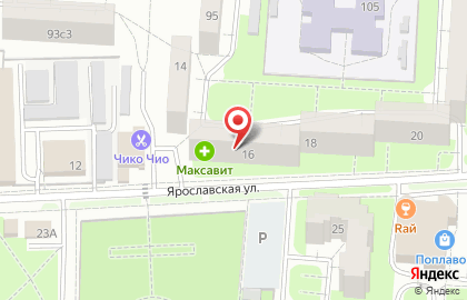 Магазин разливного пива Ссср на Ярославской улице на карте