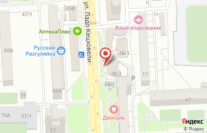 Продуктовый магазин в Красноярске на карте
