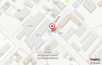 Терминал Прио-Внешторгбанк на улице 14-я Линия, 2 на карте