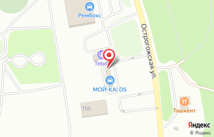 Автомойка самообслуживания Мой-ка! ds на Острогожской улице на карте