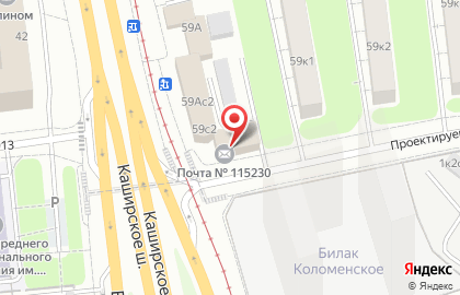 Пансионат Почта России в Нагатино-Садовниках на карте
