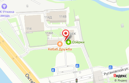 Аптека Озерки в Санкт-Петербурге на карте