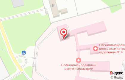 Новгородский клинический специализированный центр психиатрии в Великом Новгороде на карте