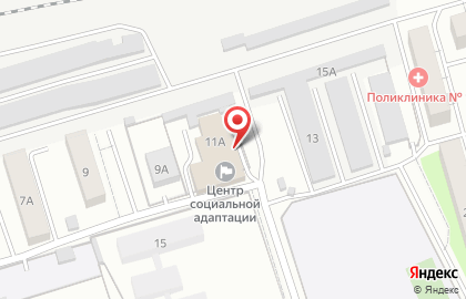 Приют для временного проживания бездомных лиц на карте