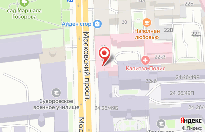 ООО ЮрФинКредит на Технологическом институте I на карте
