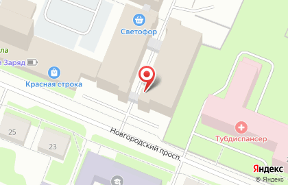 Торгово-производственная компания Inside на Новгородском проспекте на карте