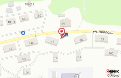 Магазин продуктов на ул. Чкалова, 148/1 на карте