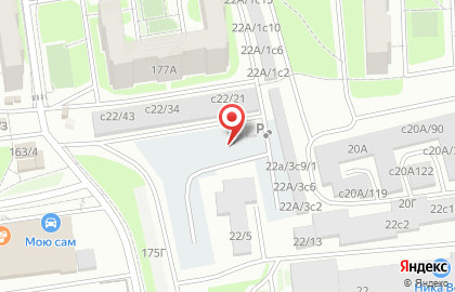 Автостоянка в Красноярске на карте