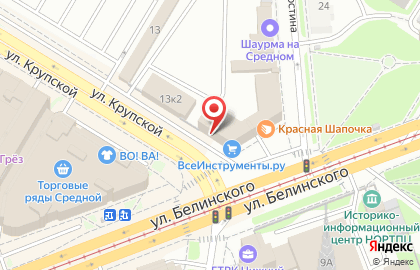 Типография Печатный мир в Нижегородском районе на карте